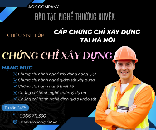 Dịch Vụ Cấp Chứng Chỉ Hành Nghề Xây Dựng Tại Hà Nội