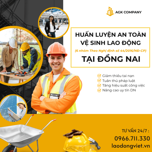 Công Ty An Toàn Lao Động Đồng Nai – Dẫn Đầu Huấn Luyện 6 Nhóm Theo Nghị Định 44