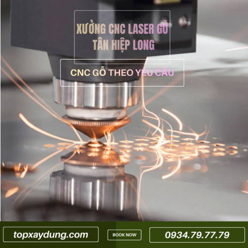 Xưởng Gia công cắt thớt gỗ CNC và khắc Laser tại Bình Dương