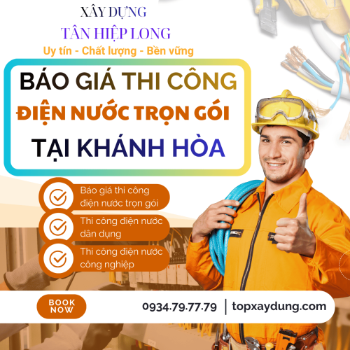 Báo giá thi công điện nước Tại Khánh Hòa giá rẻ trọn gói từ A-Z