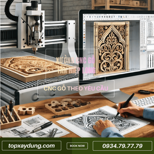 Xưởng Gia Công Thớt Gỗ CNC & Khắc Laser ở Bến Cát