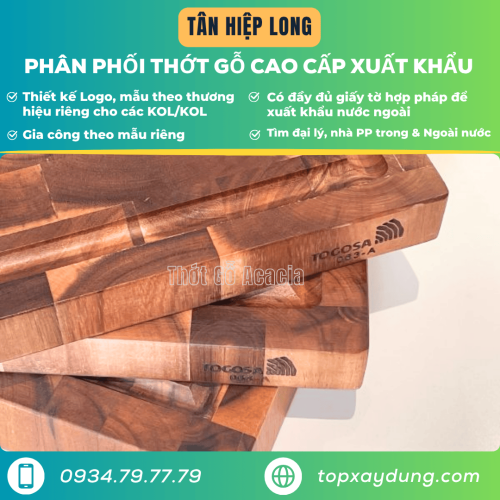 Xưởng Gia Công Thớt Gỗ CNC & Khắc Laser ở Phú Giáo