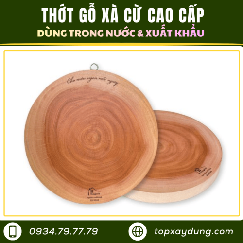 Gia Công Thớt Gỗ Xà Cừ đạt chuẩn xuất khẩu Giá Xưởng