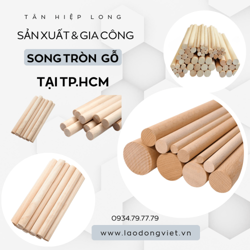 Xưởng Gia Công Sản Xuất & Tiện Song tròn gỗ tại TpHCM