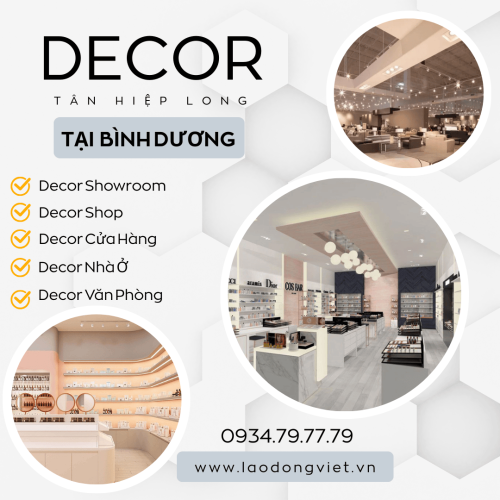 Nhà Decor Thiết Kế Thi Công Shop, Showroom, Cửa Hàng Bình Dương