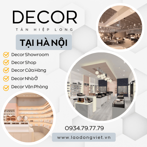Nhà Decor Thiết Kế Thi Công Shop, Showroom, Cửa Hàng Hà Nội
