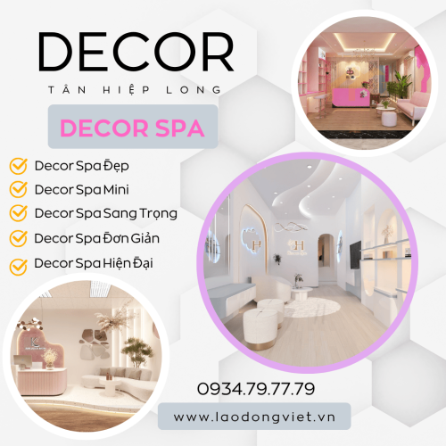 Decor Thiết Kế Thi Công Nội Thất Spa Sang Trọng Hiện Đại