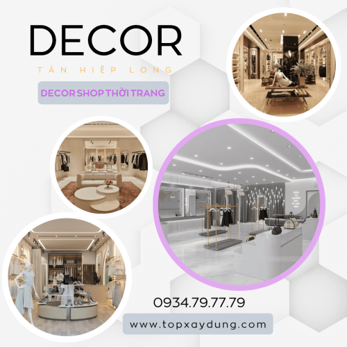 Decor Thiết Kế Thi Công Nội Thất Cửa Hàng Shop Bán Thời Trang