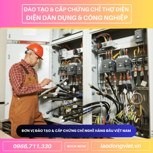 Học Thợ Điện (Dân Dụng & Công Nghiệp) ở Bến Tre – Đào Tạo & Cấp Chứng Chỉ Nghề Thợ Điện