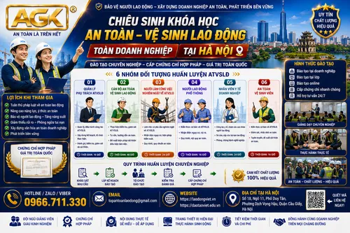 Huấn Luyện An Toàn - Vệ Sinh Lao Động Tại Hà Nội I 6 Nhóm
