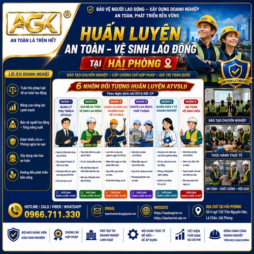 Huấn Luyện An Toàn - Vệ Sinh Lao Động Tại Hải Phòng