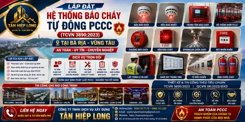 Lắp Đặt Hệ Thống Báo Cháy Tự Động PCCC (TCVN 3890) tại Vũng Tàu