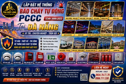 Lắp Đặt Hệ Thống Báo Cháy Tự Động PCCC (TCVN 3890) tại Đà Nẵng