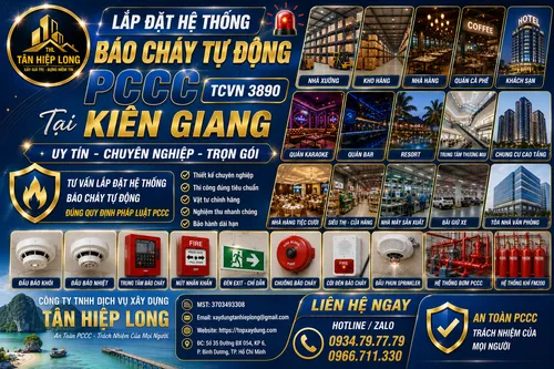 Lắp Đặt Hệ Thống Báo Cháy Tự Động PCCC (TCVN 3890) tại Kiên Giang
