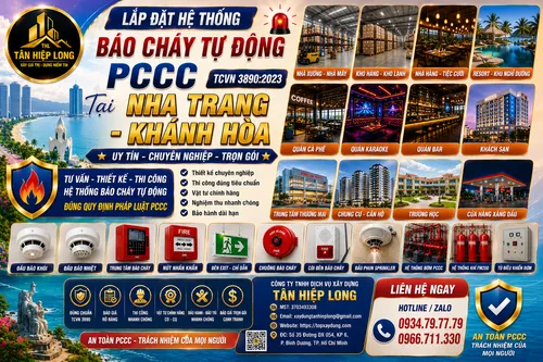 Lắp Đặt Hệ Thống Báo Cháy Tự Động PCCC (TCVN 3890) tại Khánh Hòa