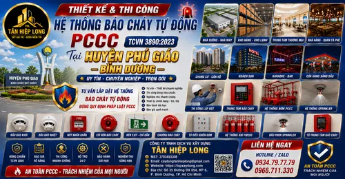 Lắp Đặt Hệ Thống Báo Cháy Tự Động PCCC (TCVN 3890) ở Phú Giáo