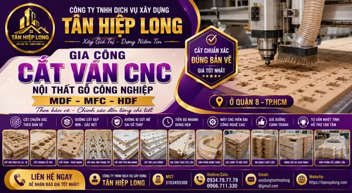 Gia Công Cắt Ván CNC Gỗ công nghiệp MDF-MFC-HDF ở Quận 8