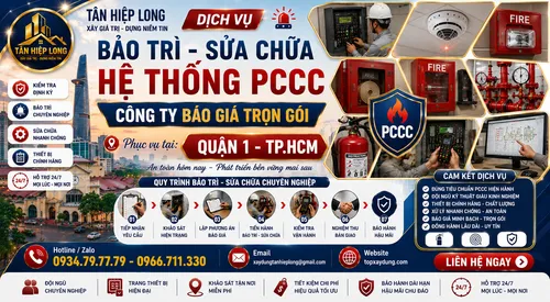 Dịch Vụ Bảo Trì Sửa Chữa Hệ Thống PCCC ở Quận 1 – Công ty Báo Giá Trọn Gói