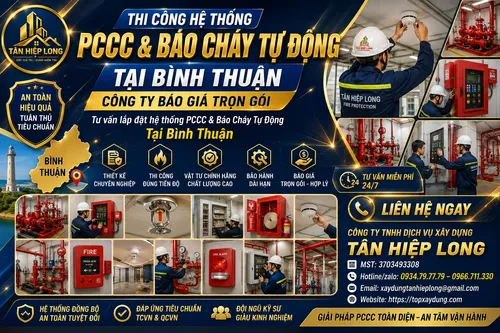 Lắp Đặt Bảo Trì & Sửa Chữa Hệ Thống PCCC ở các KCN Bình Thuận