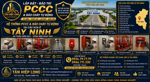 Lắp Đặt Bảo Trì & Sửa Chữa Hệ Thống PCCC ở các KCN Tây Ninh