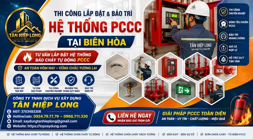 Thi Công Lắp Đặt & Bảo Trì Hệ Thống PCCC tại Biên Hòa