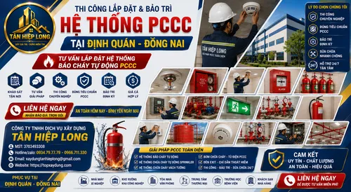 Thi Công Lắp Đặt & Bảo Trì Hệ Thống PCCC tại Định Quán