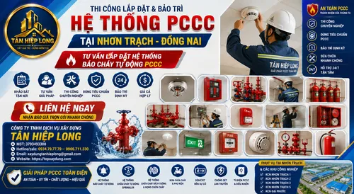 Thi Công Lắp Đặt & Bảo Trì Hệ Thống PCCC tại Nhơn Trạch