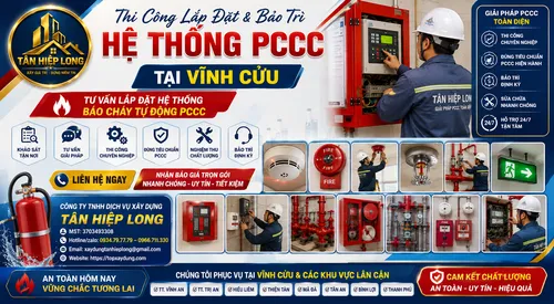 Thi Công Lắp Đặt & Bảo Trì Hệ Thống PCCC tại Vĩnh Cửu
