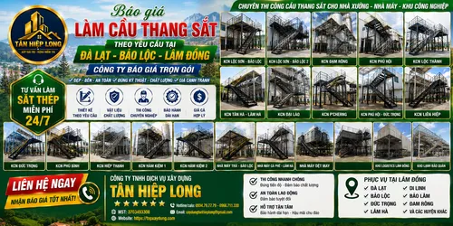 Báo Giá Làm Cầu Thang Sắt Theo Yêu Cầu tại Lâm Đồng