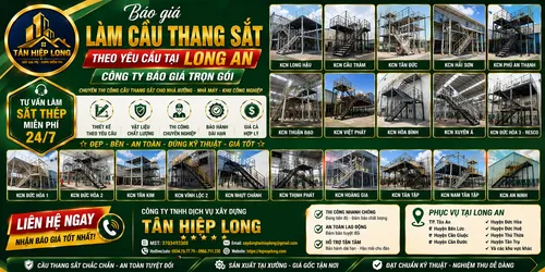Báo Giá Làm Cầu Thang Sắt Theo Yêu Cầu tại Long An