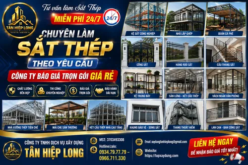 Chuyên làm Sắt Thép Theo Yêu Cầu - Công Ty Báo giá Trọn Gói Giá Rẻ