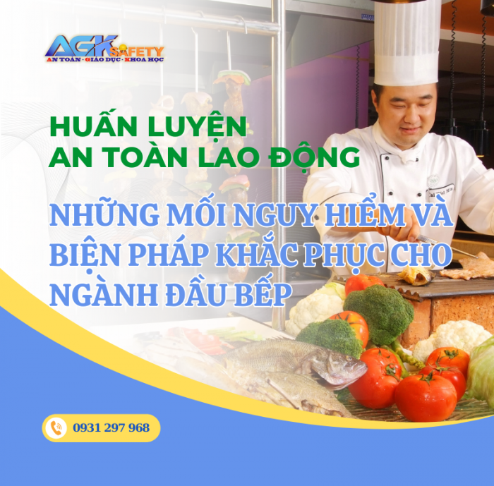Những mối nguy hiểm và biện pháp khắc phục cho ngành đầu bếp