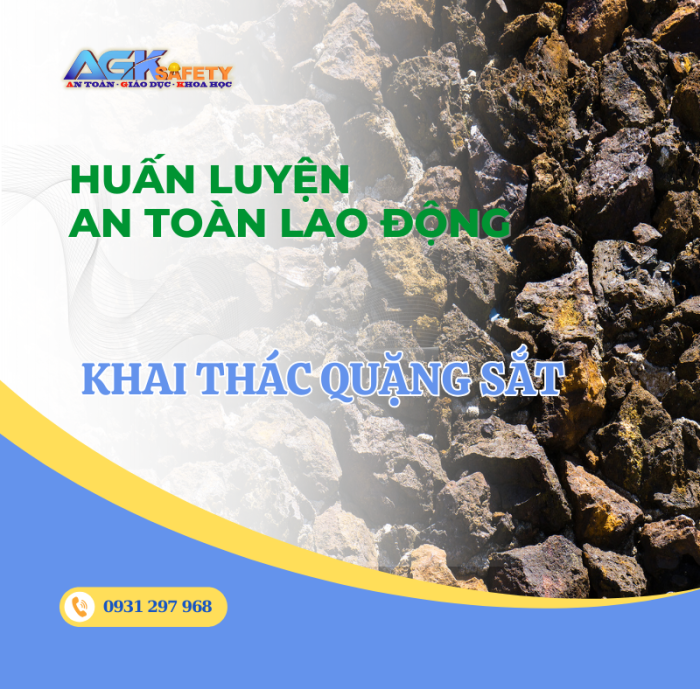Huấn luyện an toàn lao động khai thác quặng sắt