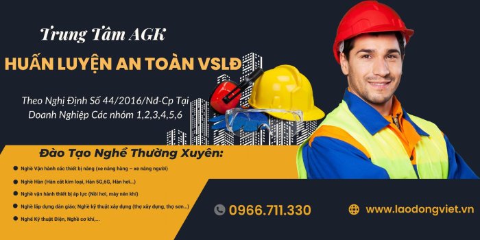 Cấp Chứng chỉ ATVSLĐ Theo Nghị Định 44/2016 NĐ - CP Tại Doanh Nghiệp