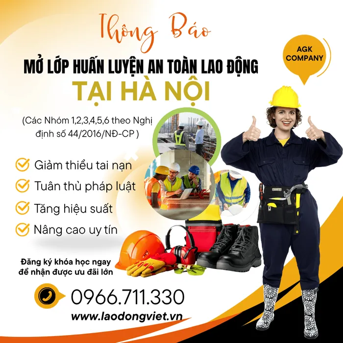 Huấn Luyện An Toàn - Vệ Sinh Lao Động Tại Hà Nội I 6 Nhóm