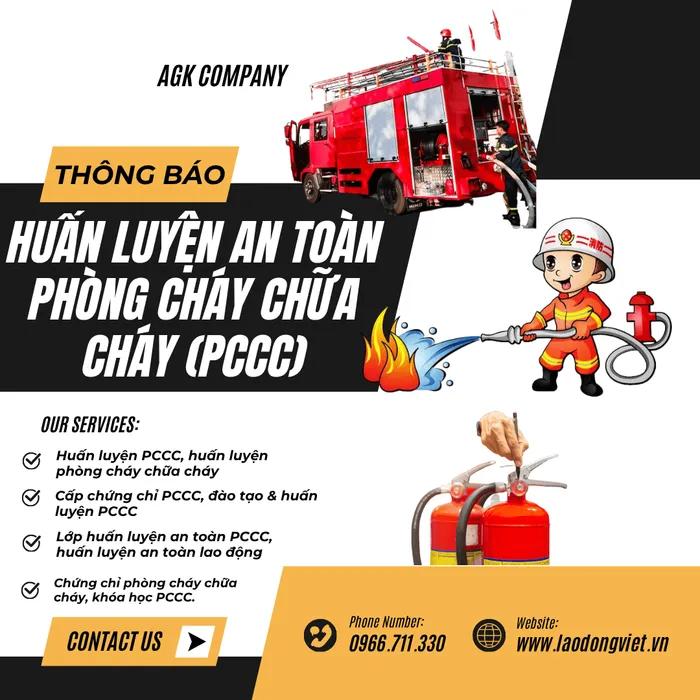 Huấn luyện & Cấp Chứng Chỉ An Toàn Trong PCCC (Phòng Cháy Chữa Cháy)