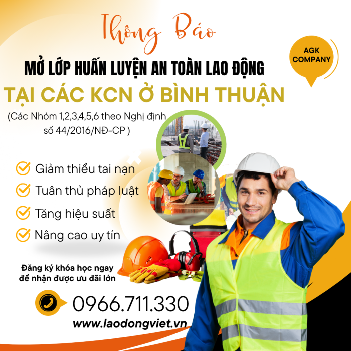 Huấn Luyện An Toàn VS Lao Động Tại Các KCN Ở Bình Thuận