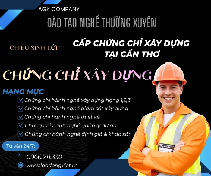Dịch Vụ Cấp Chứng Chỉ Hành Nghề Xây Dựng Tại Cần Thơ