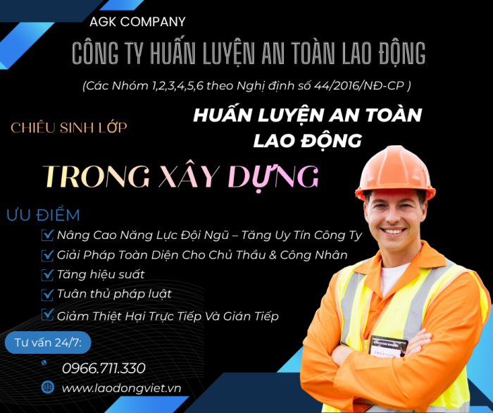 Huấn Luyện An Toàn Vệ Sinh Lao Động Trong Ngành Xây Dựng