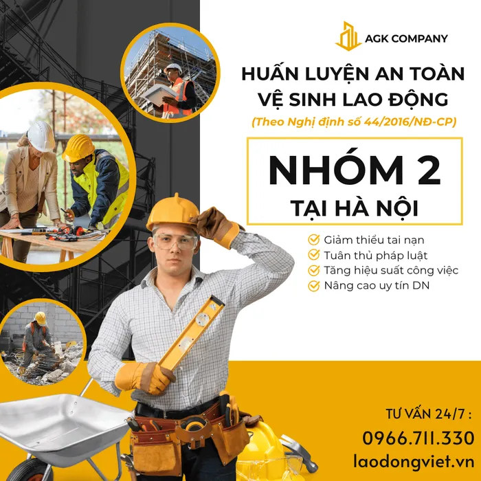 Huấn Luyện An Toàn Lao Động Nhóm 2 tại Hà Nội