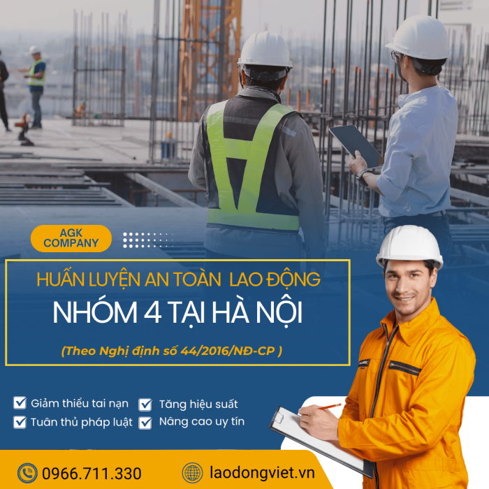 Huấn Luyện An Toàn Lao Động Nhóm 4 tại Hà Nội