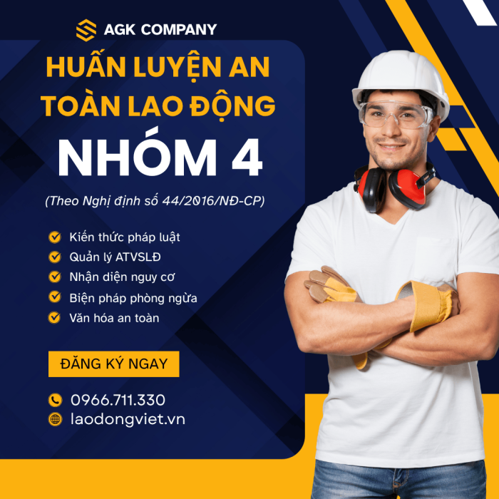 Học An Toàn Lao Động Nhóm 4 Ở Đâu Uy Tín? Giải Đáp Từ A–Z