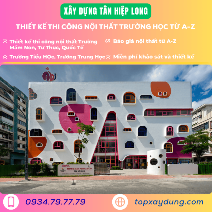 Cung cấp thiết bị nội thất gỗ trường mầm non tại Đắk Lắk