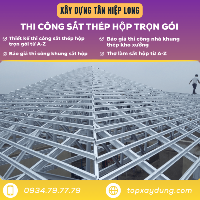 Thi Công Sắt Thép Hộp tại Đồng Nai giá rẻ trọn gói A-Z