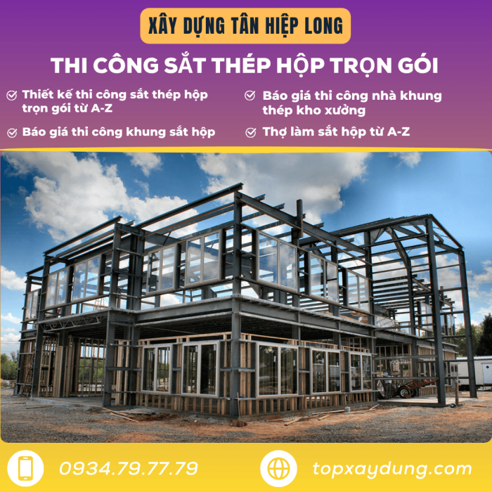 Thi Công Sắt Thép Hộp tại Bình Phước giá rẻ trọn gói A-Z