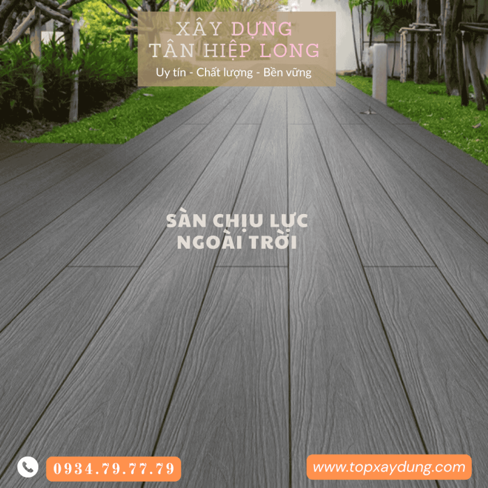 Thi công sàn nhựa PVC chịu lực trong nhà & ngoài trời Bình Phước