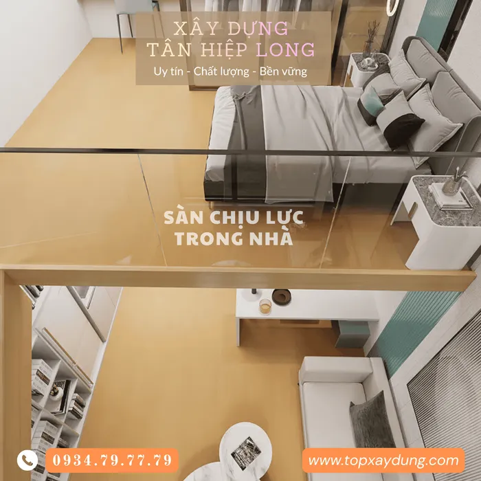 Thi công sàn nhựa PVC chịu lực trong nhà & ngoài trời Long An