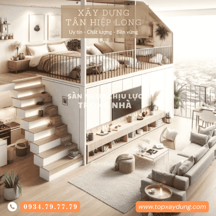 Thi công sàn nhựa PVC chịu lực trong nhà & ngoài trời tại Bình Dương