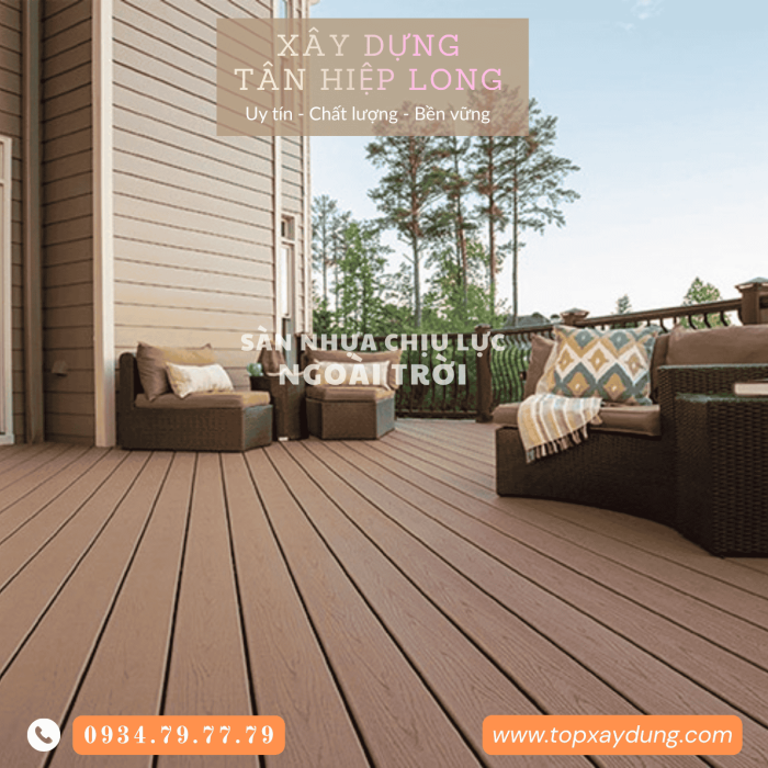 Thi công sàn nhựa PVC chịu lực trong nhà & ngoài trời tại Đắk Lắk