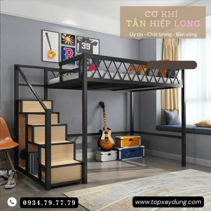 Chuyên Làm Giường 2 Tầng Sắt Hộp Cao Cấp Giá Rẻ tại Đồng Nai